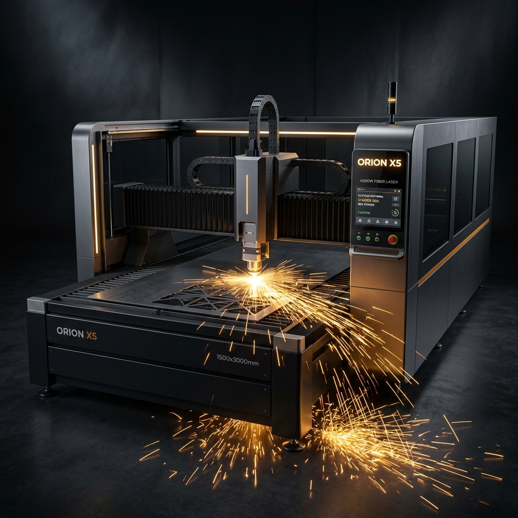 Industrial laser cutting machinery