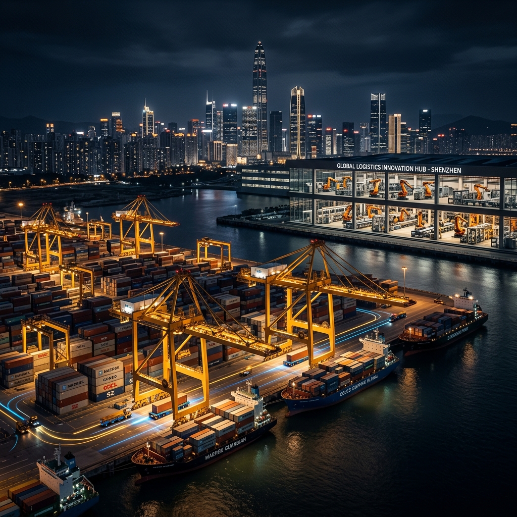 Logistics container port